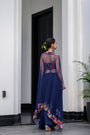 Iris H Bralette Paidawn Dhoti Skirt Set And H Apl Cape