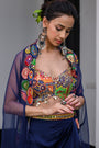 Iris H Bralette Paidawn Dhoti Skirt Set And H Apl Cape