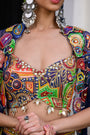Iris H Bralette Paidawn Dhoti Skirt Set And H Apl Cape