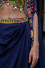 Iris H Bralette Paidawn Dhoti Skirt Set And H Apl Cape
