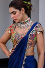 Iris H Apl Saree Paidawn With H Blouse