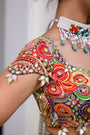 Iris H Apl Saree Paidawn With H Blouse