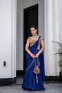 Iris H Apl Saree Paidawn With H Blouse