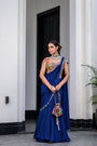 Iris H Apl Saree Paidawn With H Blouse