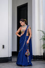 Iris H Apl Saree Paidawn With H Blouse