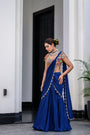 Iris H Apl Saree Paidawn With H Blouse