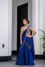 Iris H Apl Saree Paidawn With H Blouse