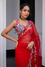 Dawn H Apl Saree Paidawn With H Blouse