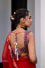 Dawn H Apl Saree Paidawn With H Blouse