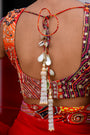 Dawn H Apl Saree Paidawn With H Blouse