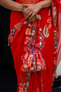 Dawn H Apl Saree Paidawn With H Blouse