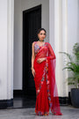 Dawn H Apl Saree Paidawn With H Blouse