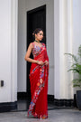 Dawn H Apl Saree Paidawn With H Blouse