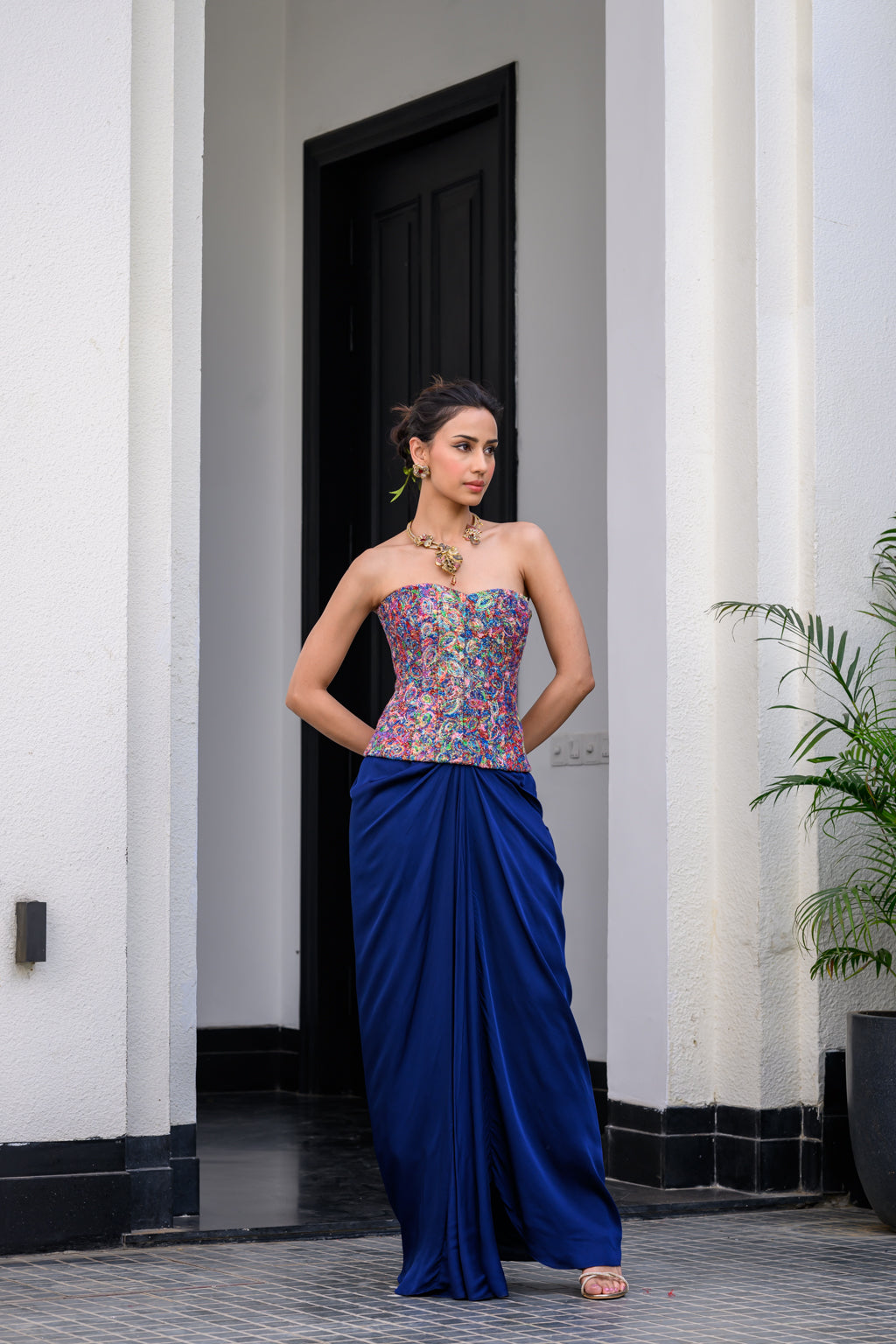 Iris Corset Skirt Set