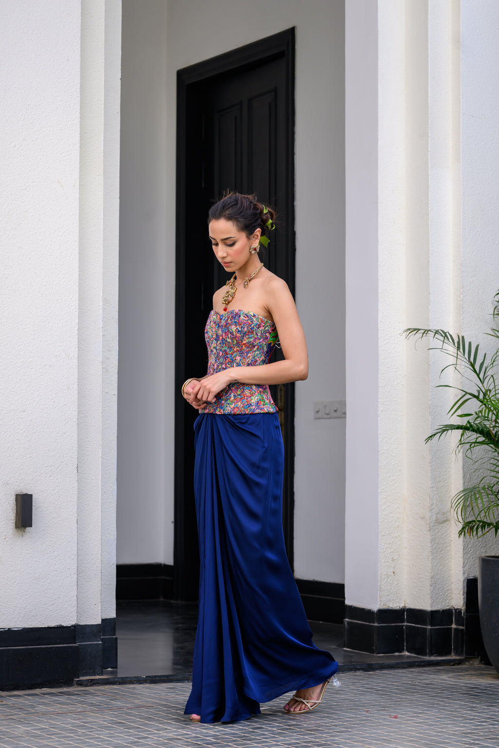 Iris Corset Skirt Set