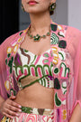 Flora Metallic Highlight Lehenga