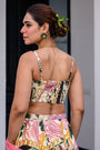 Flora Metallic Highlight Lehenga