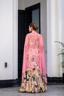 Flora Metallic Highlight Lehenga