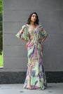 Eden H Saree With Hand Emb Blouse With Cape Jacket