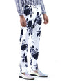 Blue Rose All-over Printed Trousers