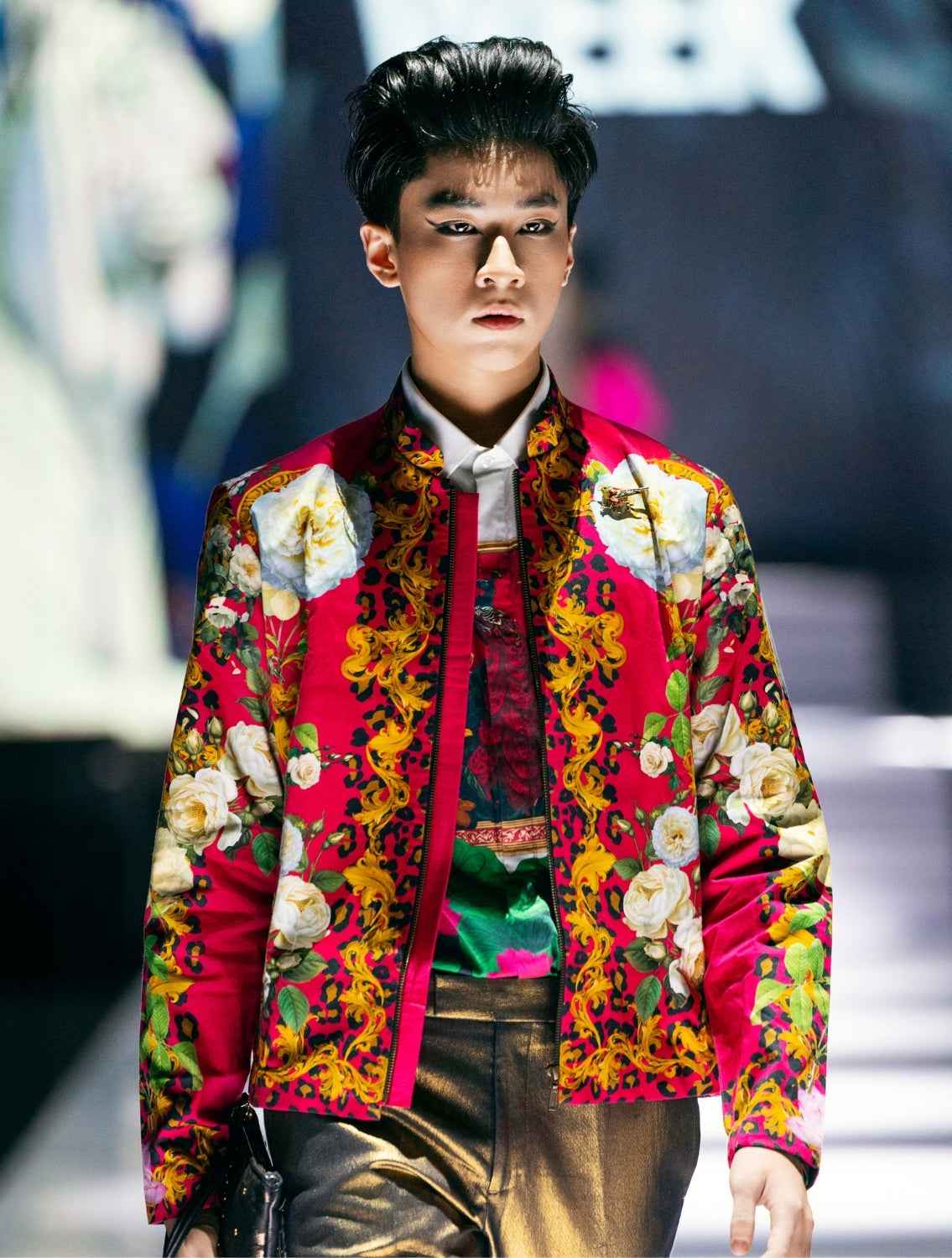 Wild Monarch Printed Bomber Jacket