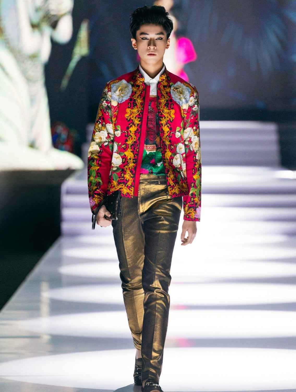 Wild Monarch Printed Bomber Jacket