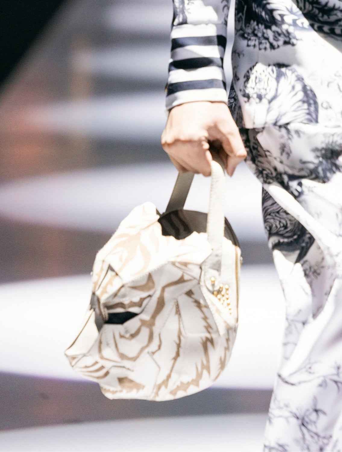 Daryl White Double Breasted Printed Suit