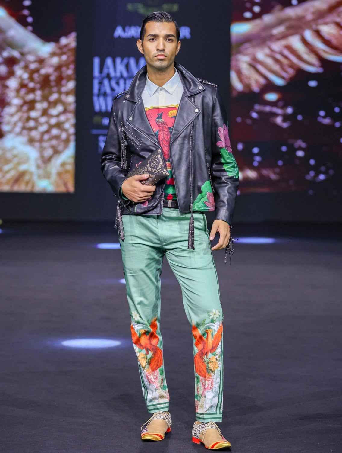 Ronny Side Striper Printed Trousers