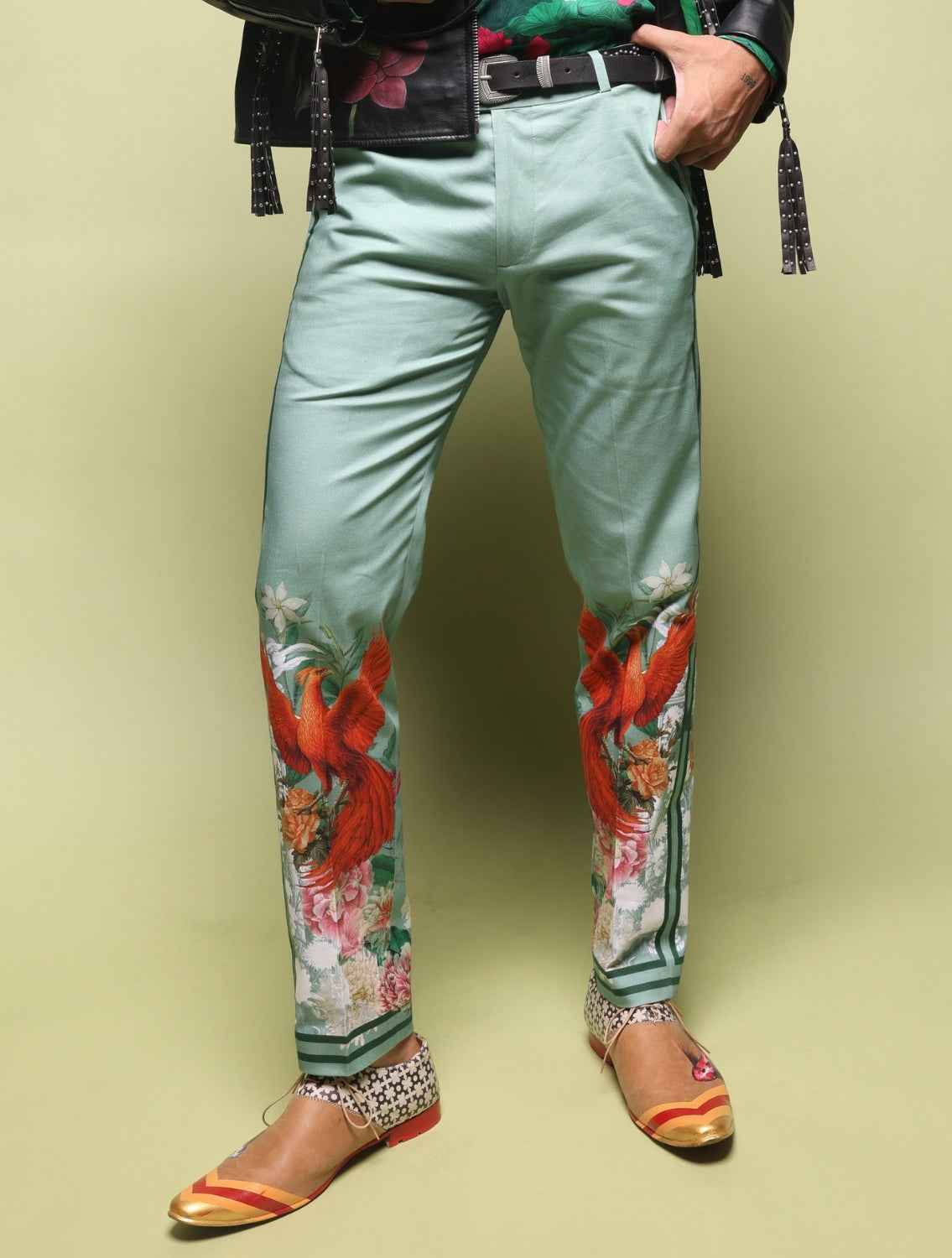 Ronny Side Striper Printed Trousers