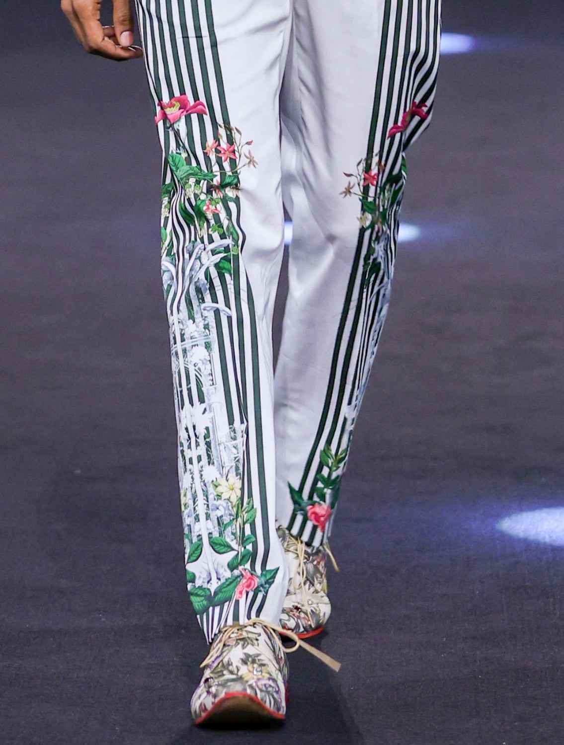 Robby Side Striper Printed Trousers