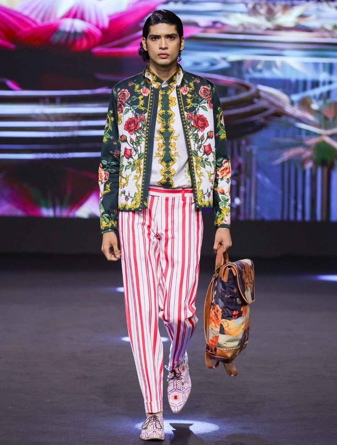 Pinker Striper Trousers