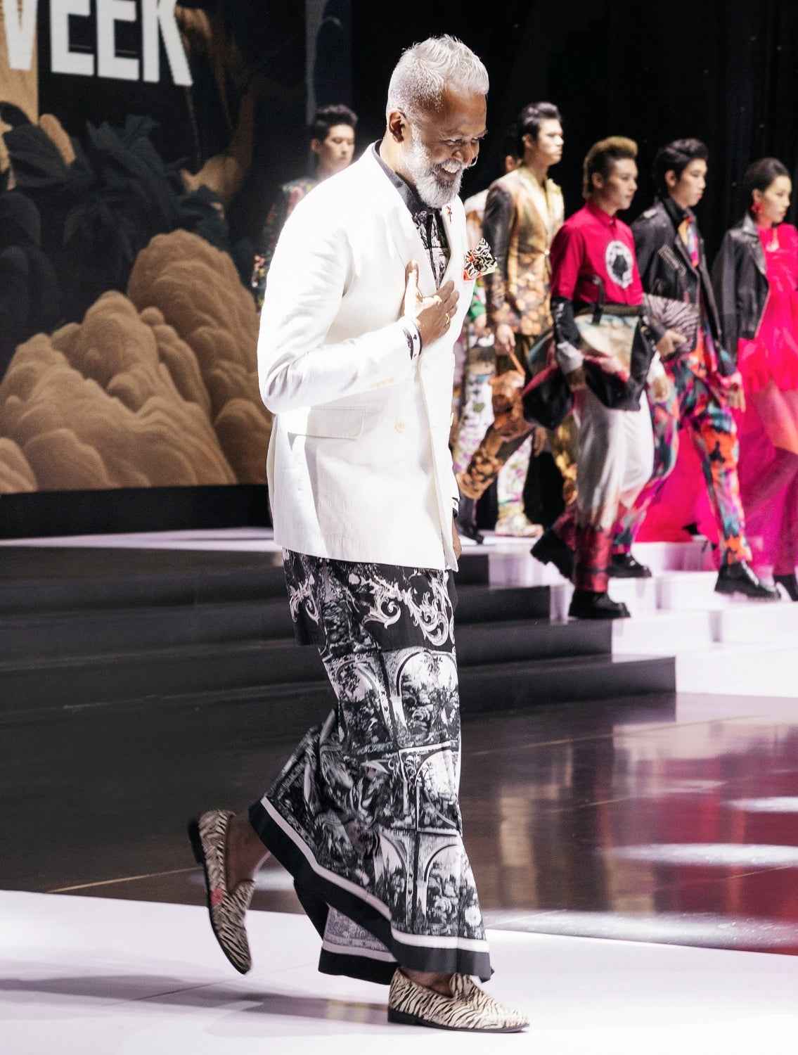 Baroque Pre-Pleated Sarong Dhoti