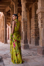 Green Printed Sharara Set
