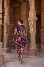 Purple Printed Tunic Set