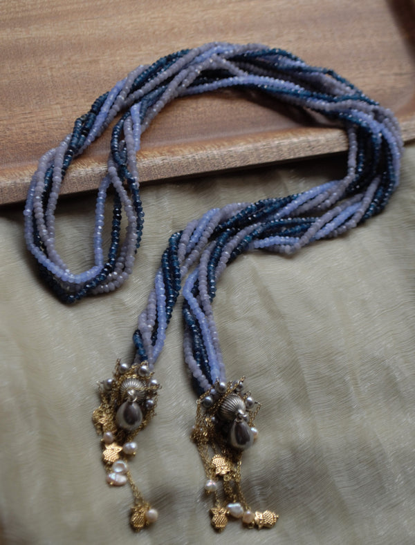 Azura tassel jades necklace