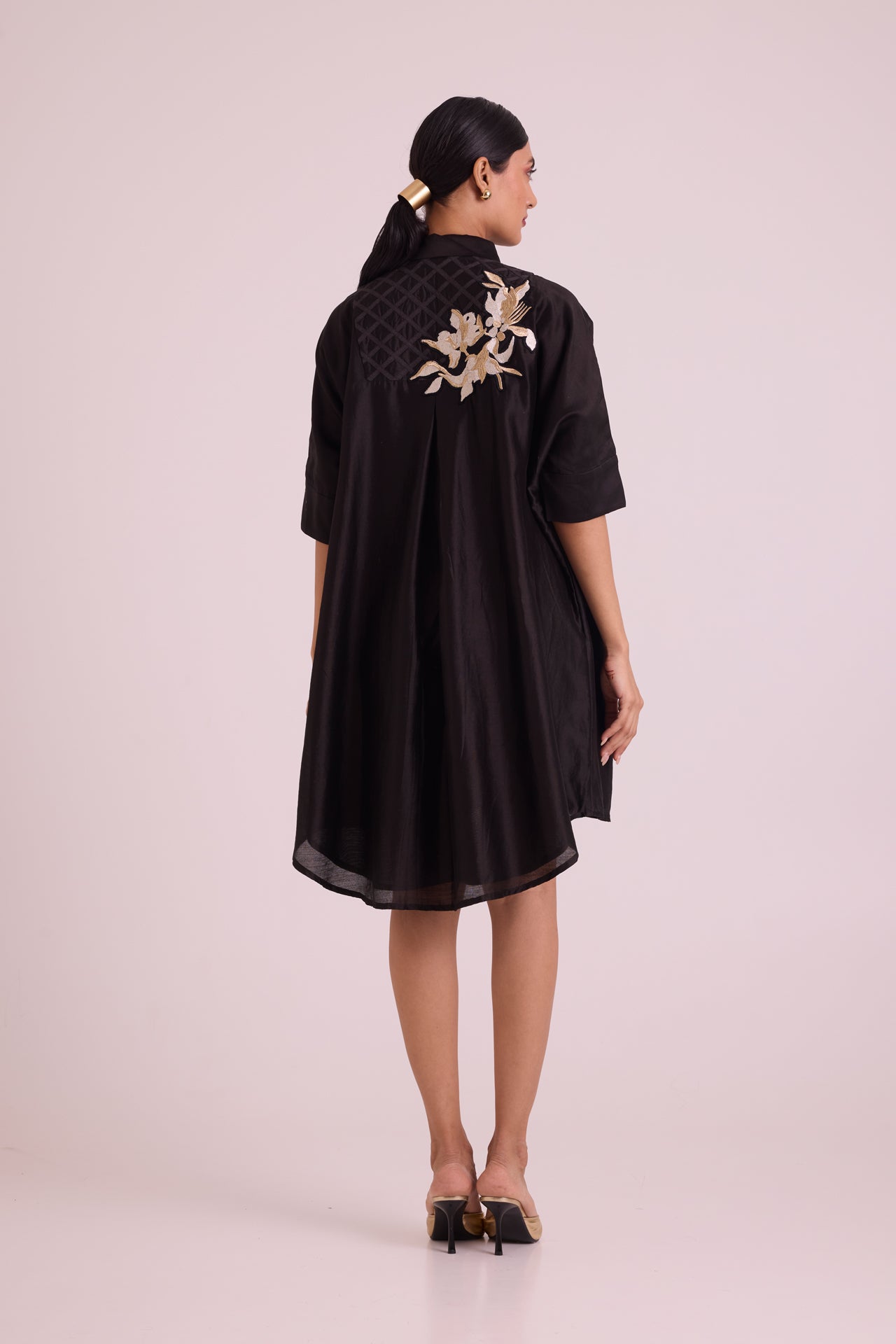 Black Mimi - Framed Shirt Dress