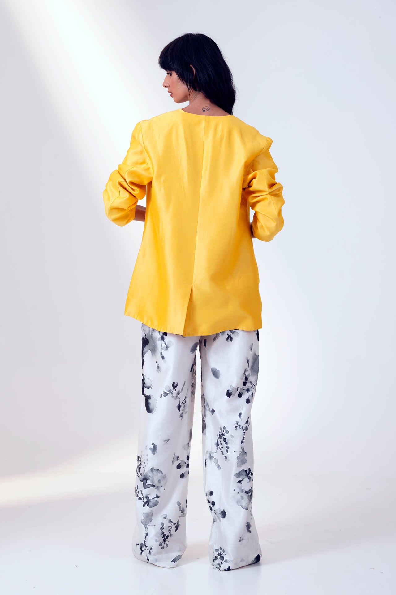 Luz - Blazer With Corset Flared Pants