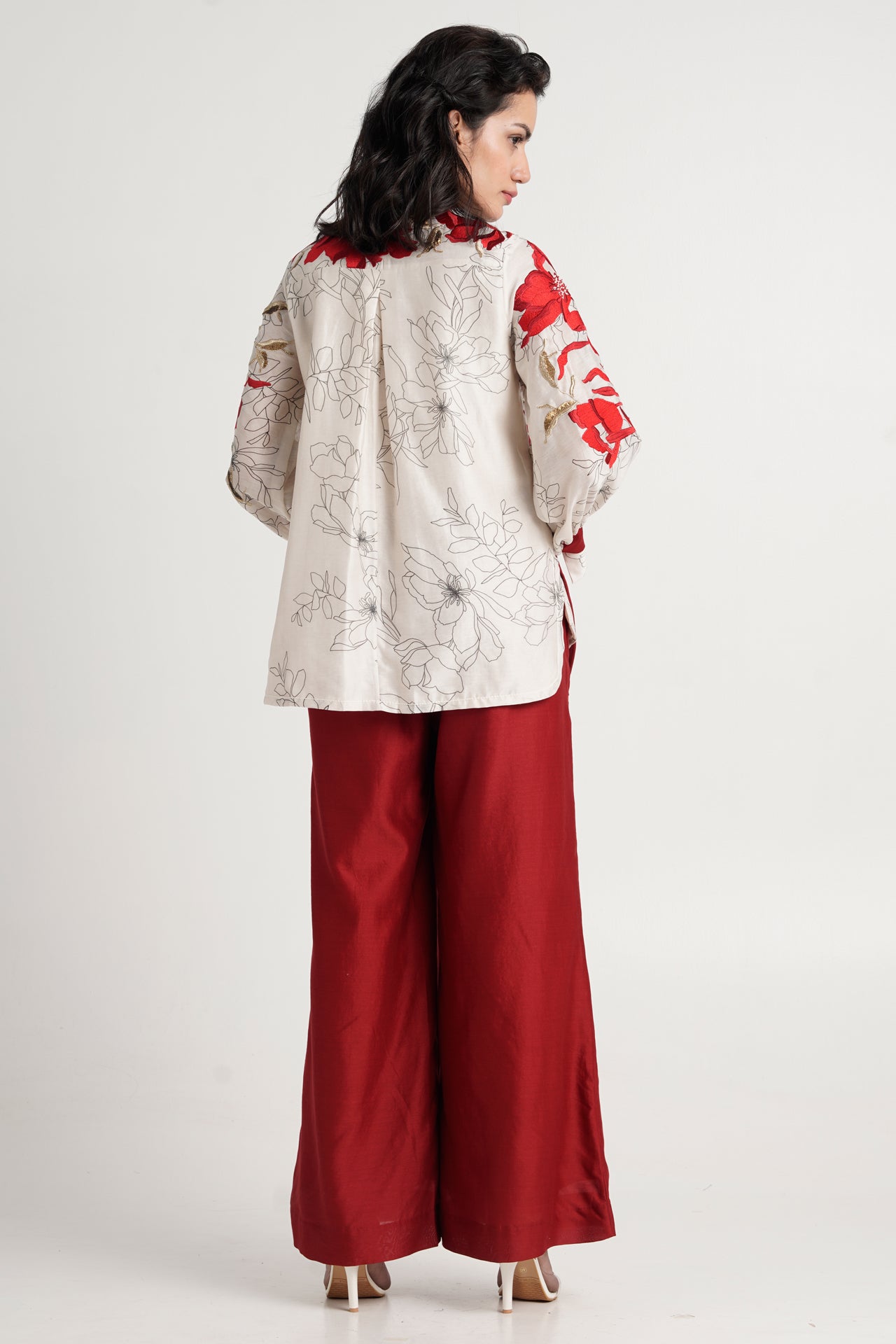 Bloom Top + Wide Leg Pants