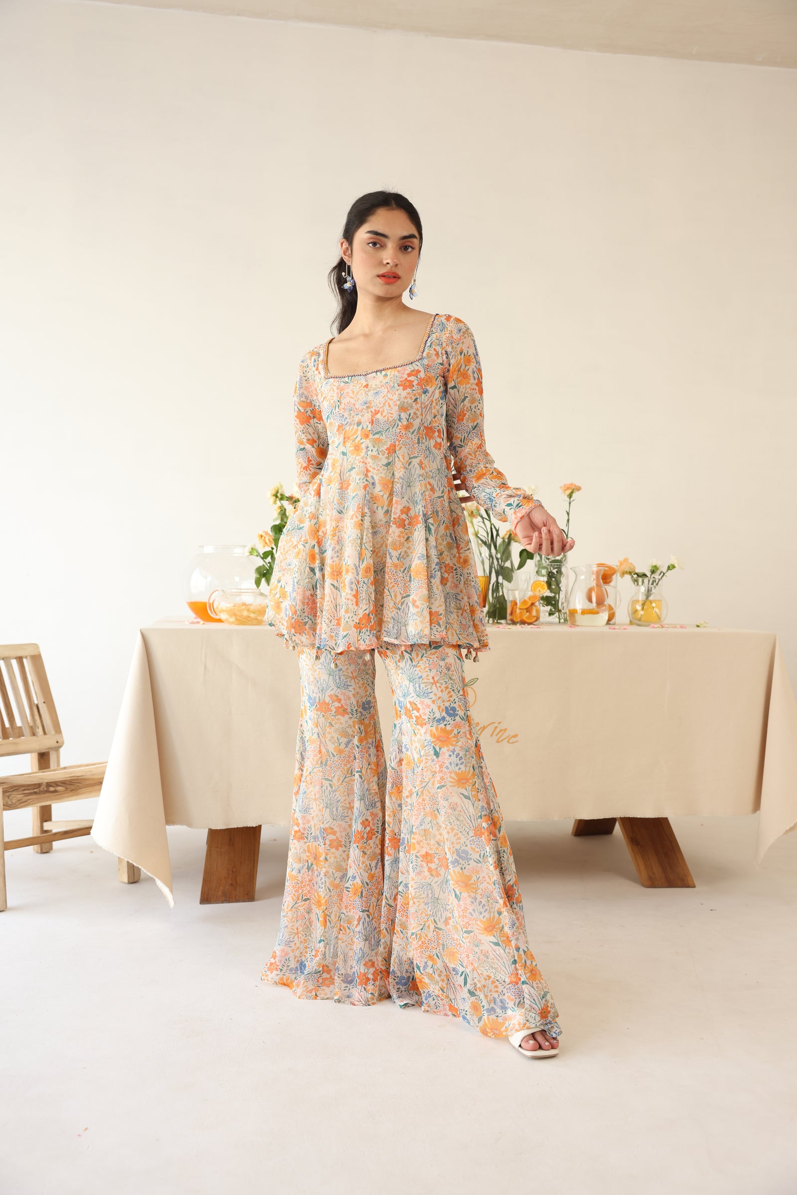 Pansy gharara pant