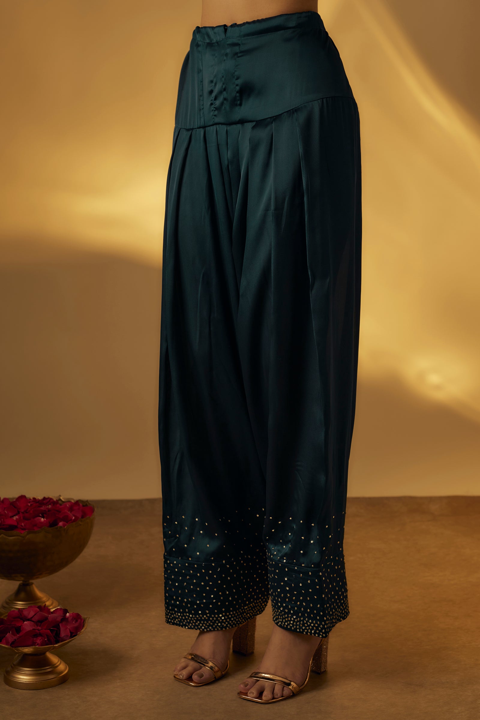 Midnight Blue Farshi Salwar Set