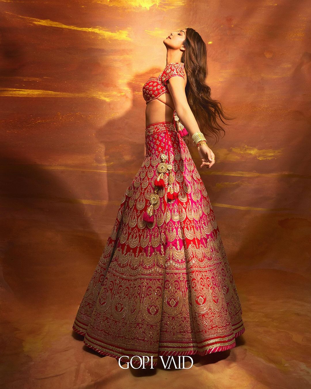 Golconda Shilpa lehenga set