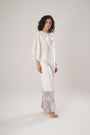 White Asymmetric Off-Shoulder Top