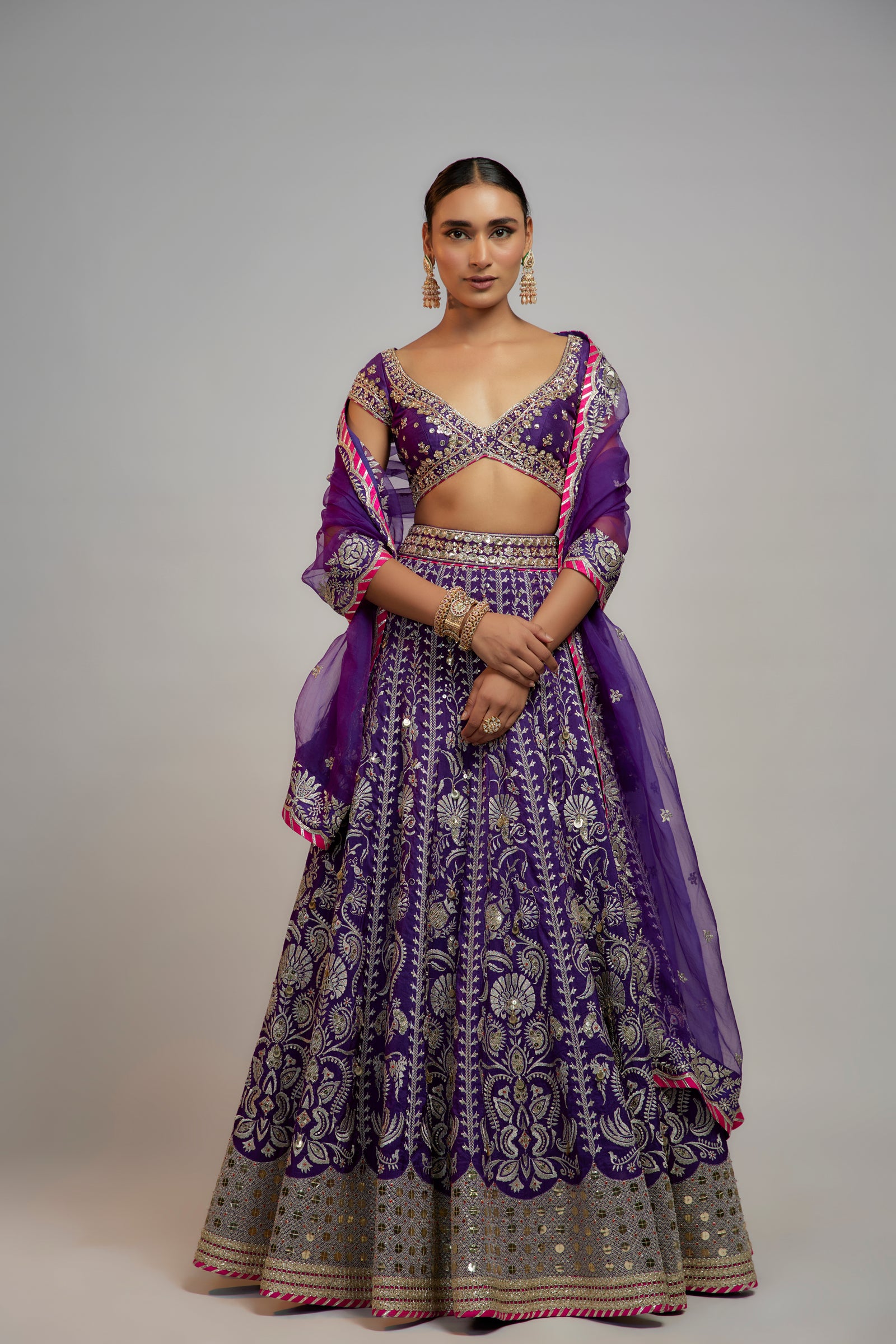 Tamanha  Bhatia in Golconda Sacchi lehenga set