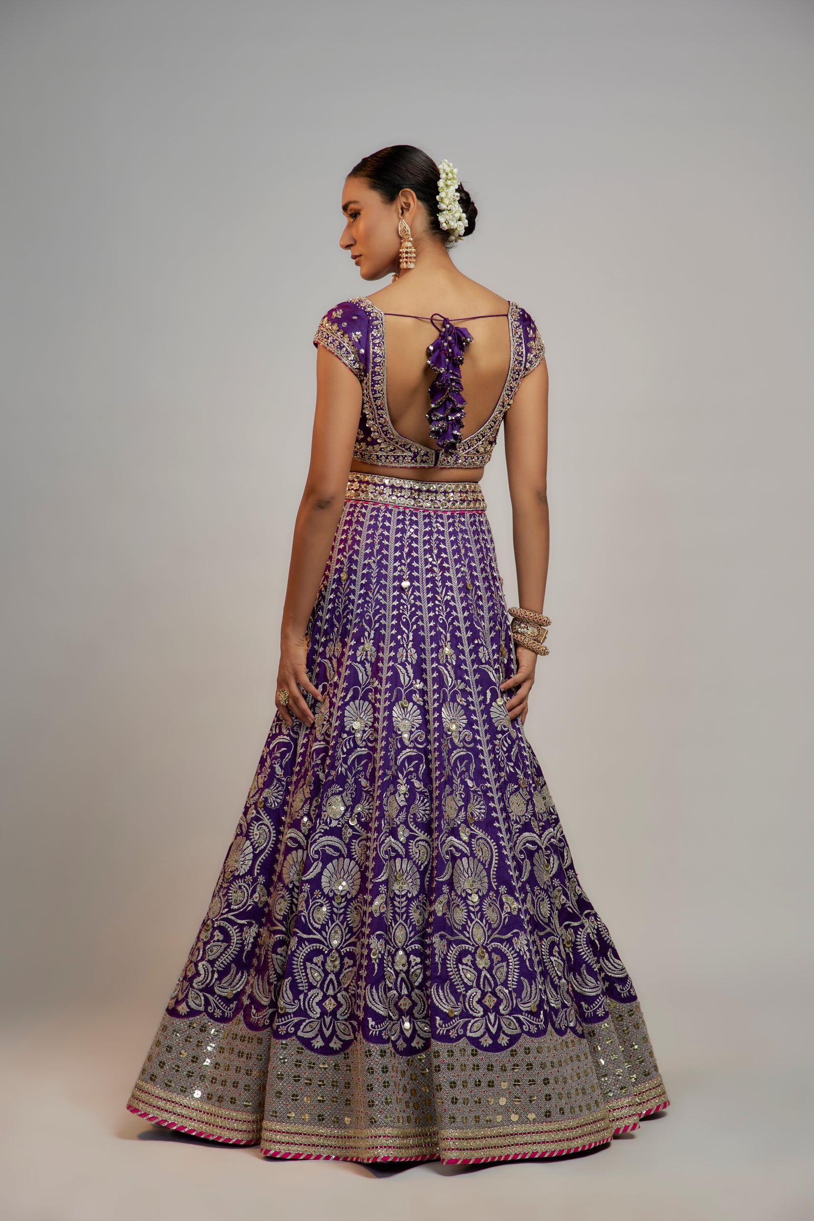 Tamanha  Bhatia in Golconda Sacchi lehenga set