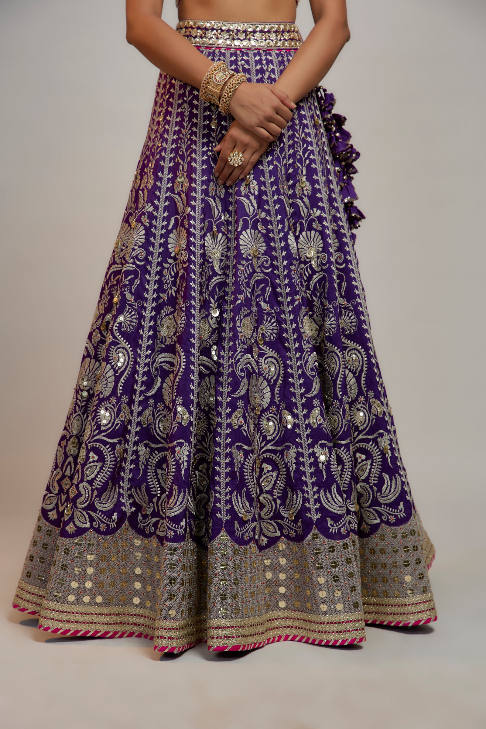 Tamanha  Bhatia in Golconda Sacchi lehenga set