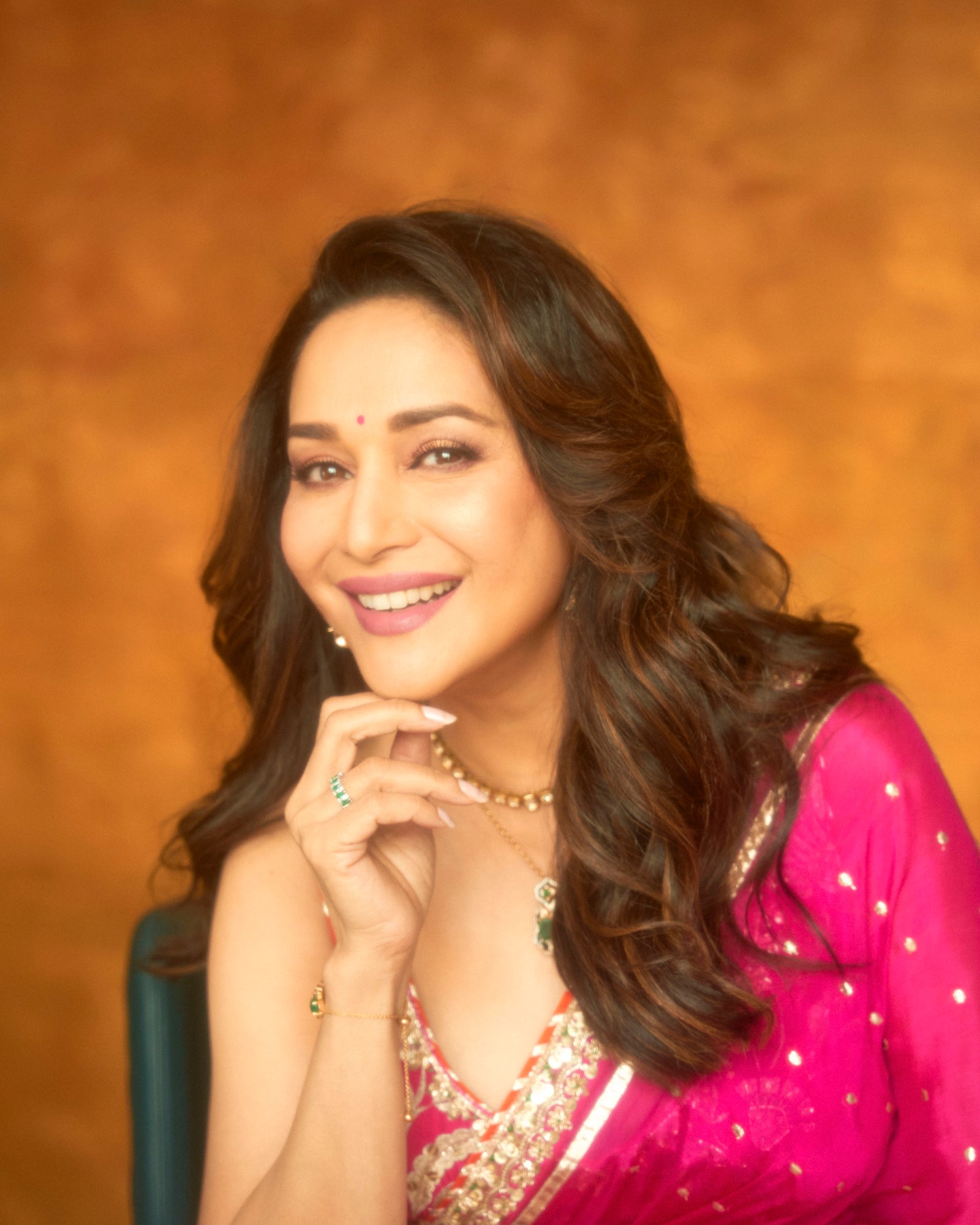 Madhuri Dixit in Golconda Madhuri Saree Set