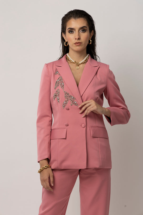 Bella Bespoke Pink Blazer