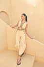 Khadi Waist Coat With Khadi Harem Pants