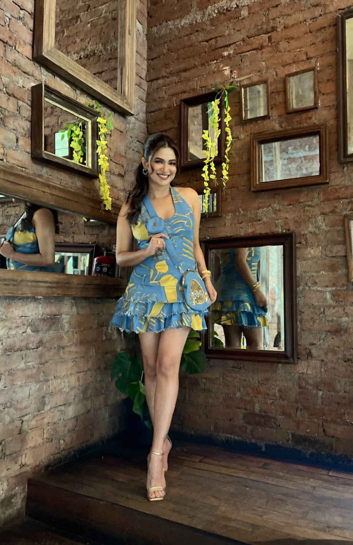 Hand Painted Short Dress