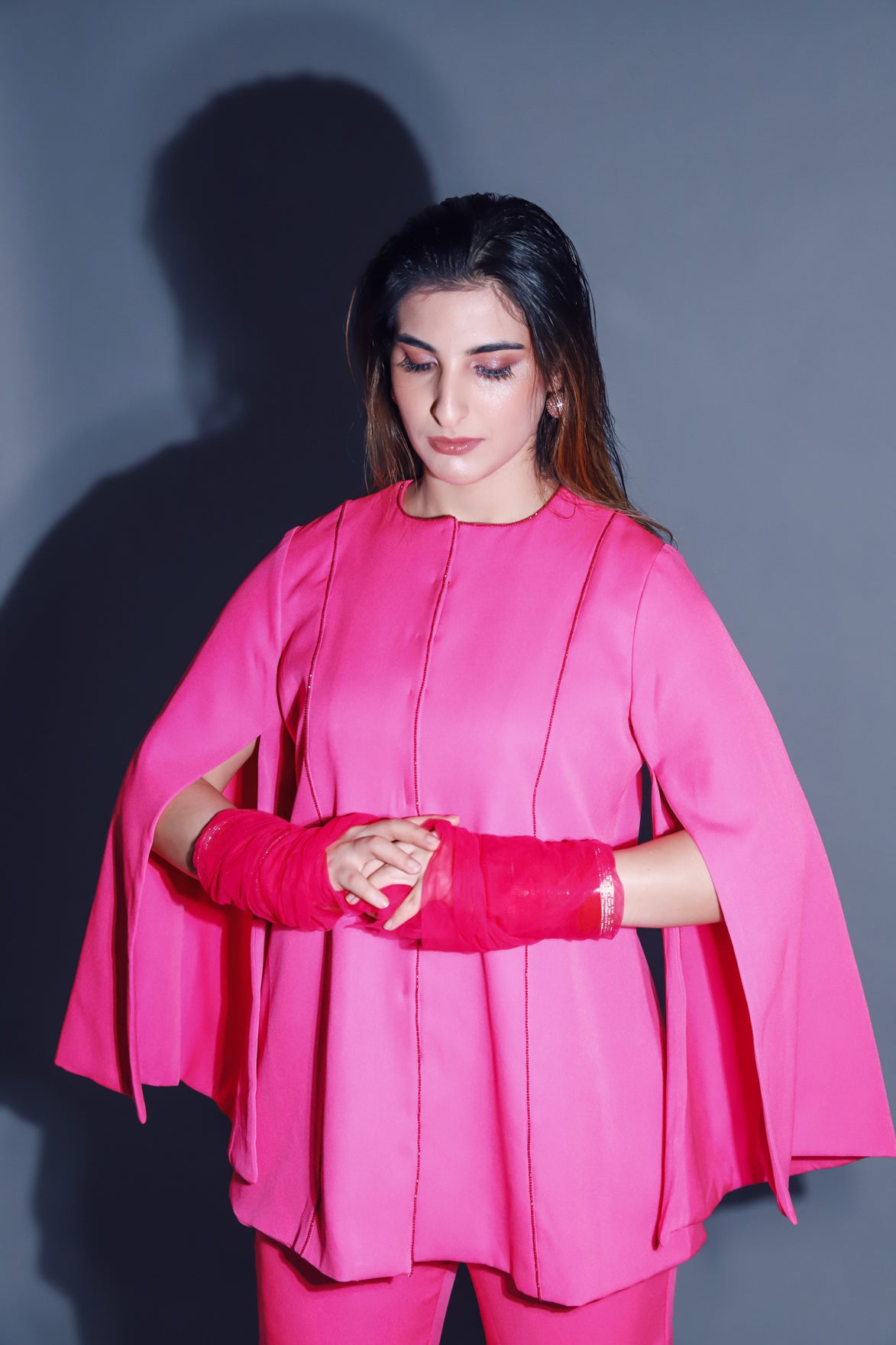 Blush Cape Set